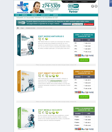 Pagina web VILSOFT
